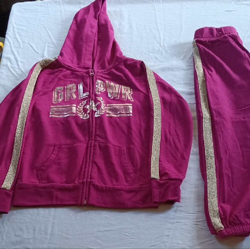 Place Magenta Hoodie and Pants Set